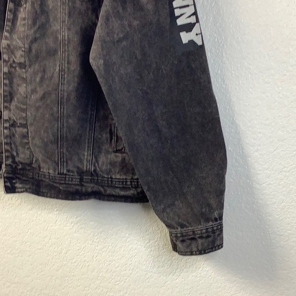 NWOT Black Denim Jacket Button Closure Size XLarge Red Label by Patrol Jeans - Picture 11 of 12